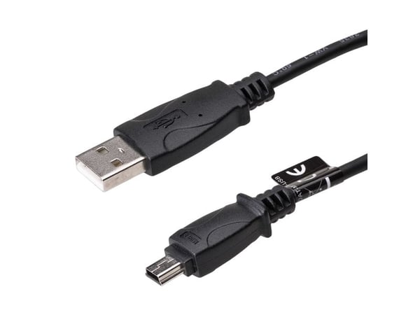 Akyga AK-USB-22 - USB-kabel - USB (hann) til mini-USB type AB (hann) - USB 2.0 - 1 m - svart