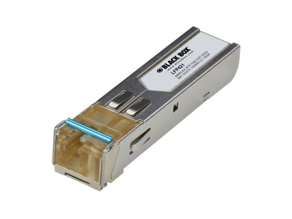 Black Box LFP421, Fiber optisk, 1250 Mbit/s, SFP, 10000 m, 1310 nm, Metallisk