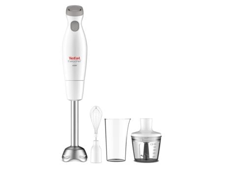 Tefal Easychef HB4531 - Håndmikser - 450 W - hvit / rustfritt stål