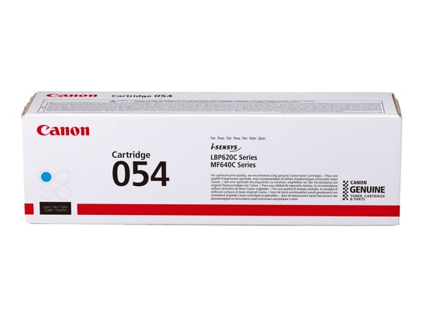 Canon 054 - Cyan - original - tonerpatron - for imageCLASS LBP622Cdw, MF641CW, MF642Cdw, MF644Cdw