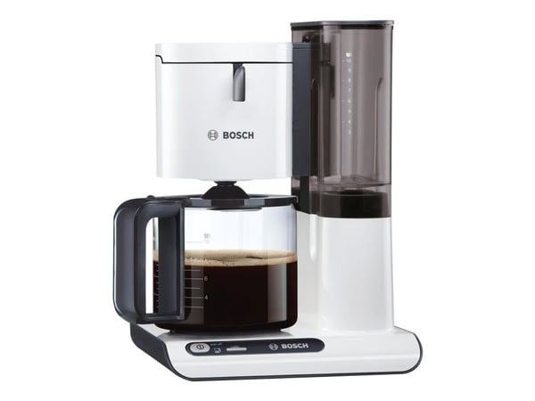 Bosch Styline TKA8011 - Kaffemaskine - 10 kopper - hvid/anthracit