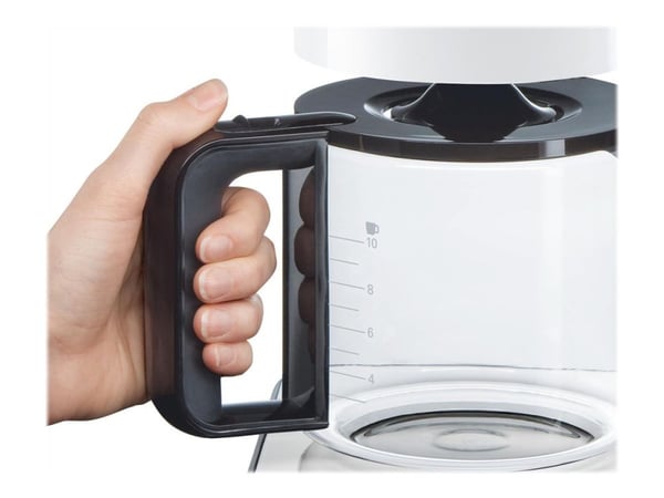 Bosch Styline TKA8011 - Kaffemaskine - 10 kopper - hvid/anthracit