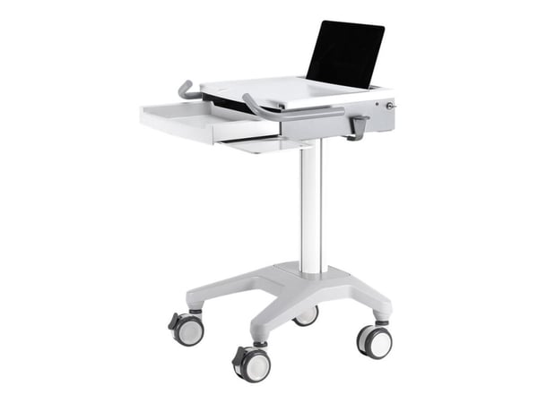 Neomounts MED-M200 - Vogn - for notebook / tastatur / mus - medisinsk - hvit - skjermstørrelse: 10"-17"