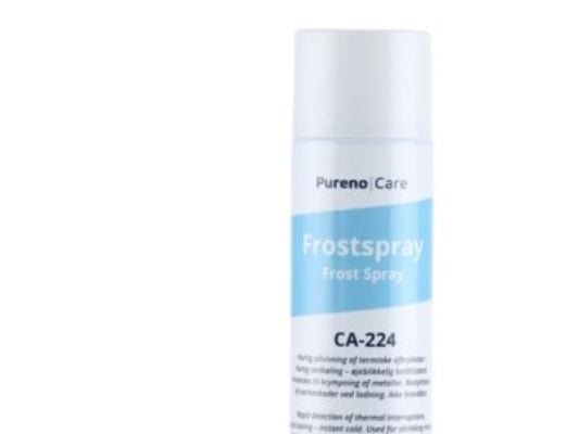 Pureno frostspray 500ml - Kulsyre, t/påvisning af termiske afbrydelser og fejlfinding Pureno frostspray 500ml - Kulsyre, t/påvisning af termiske afbrydelser og fejlfinding