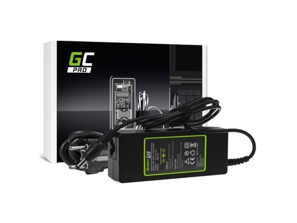 Green Cell PRO - Strømadapter - AC - 90 watt - svart - for Toshiba Satellite A200, A300, A350D, A500, A505, A660, L300D, L350