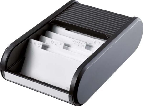 Visitkortboks Helit The Personal t/300 kort B:240 x H:67 x D:136 mm sort