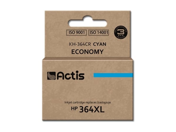 Actis KH-364CR muste (korvaava HP 364XL CB323EE; Standard; 12 ml; sininen)