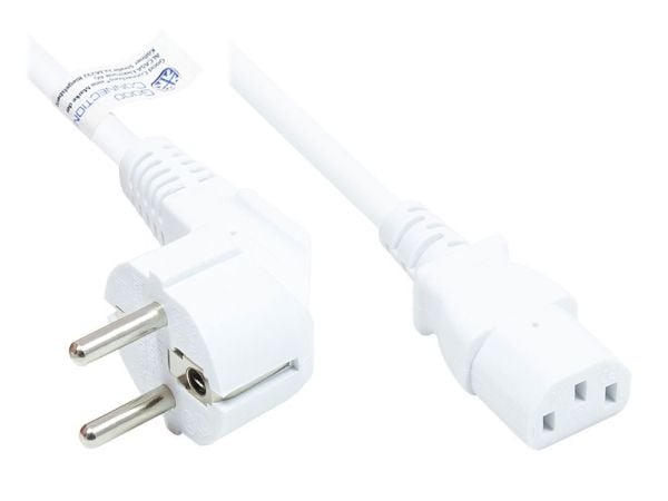 Alcasa P0130-W025, 2,5 m, CEE7/7, IEC C13, H05VV-F, 250 V Alcasa P0130-W025, 2,5 m, CEE7/7, IEC C13, H05VV-F, 250 V