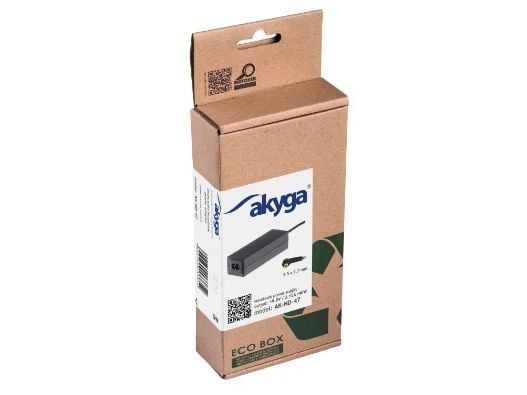 Akyga Dedicated Series AK-ND-47 - Strømadapter - AC 100-250 V - 40 watt - svart