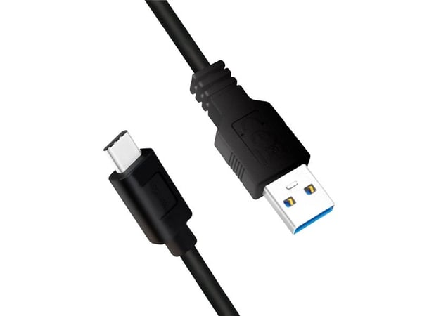LogiLink CU0166, 0,15 m, USB A, USB C, USB 3.2 Gen 1 (3.1 Gen 1), 5 Gbit/s, Sort