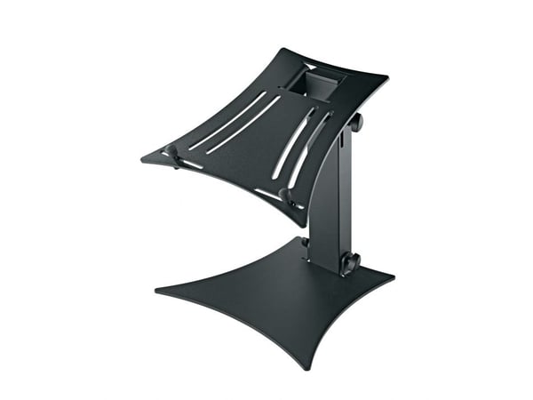 König & Meyer 12190, Kannettavan tietokoneen teline, Musta, Alumiini, Terästä, 0 - 35°, 261 mm, 298 mm