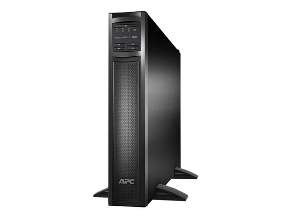 APC Smart-UPS X 3000 Rack/Tower LCD - UPS - AC 208/230 V - 2.7 kW - 3000 VA - enkeltfase - Ethernet 10/100, RS-232 - utgangskontakter: 11 - 2U - sv...