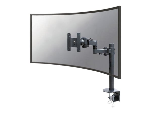 Neomounts FPMA-D960PLUS - Monteringssett - full bevegelse - for LCD-skjerm - stål - svart - skjermstørrelse: 10"-49" - klemmemonterbar, skrivebords...