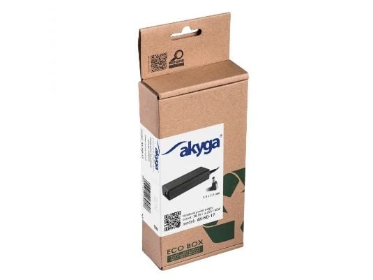 Akyga AK-ND-17 - Strømadapter - AC 100-250 V - 65 watt - svart