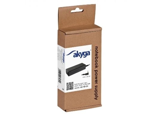 Akyga AK-ND-54, Kannettava tietokone, Sisätila, 100-250 V, 55 +/- 5 Hz, 45 W, 19 V