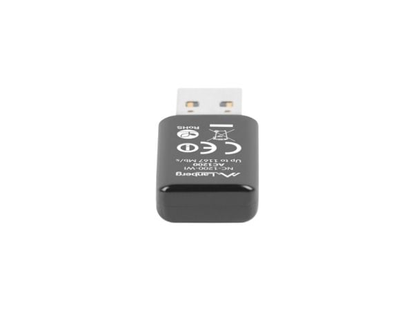 Lanberg NC-1200-WI - Nettverksadapter - USB 3.0 - Wi-Fi 5