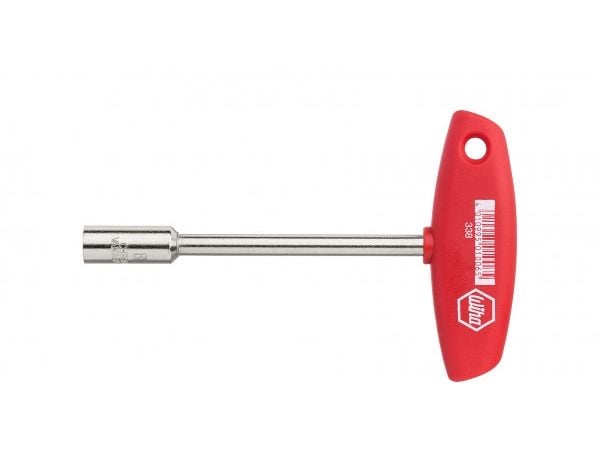 Wiha 01006, Rød, Plastikk, Stål, 8 mm, 12,5 cm