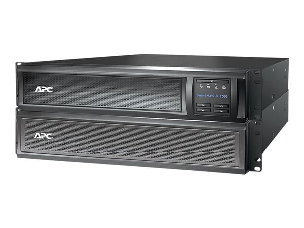 APC Smart-UPS X 1500 Rack/Tower LCD - UPS (kan monteres i rack) - AC 230 V - 1200 watt - 1500 VA - RS-232, USB - utgangskontakter: 8 - 2U - svart -...