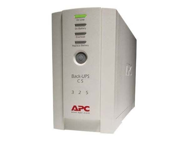 APC Back-UPS CS 325 - UPS - AC 230 V - 210 Watt - 350 VA - lähtöliitännät: 4 - beige
