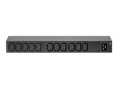 APC Basic Rack PDU AP6020A - Strømfordelerenhet (kan monteres i rack) - AC 100-240 V - inngang: IEC 60320 C20 - utgangskontakter: 13 (power IEC 603...