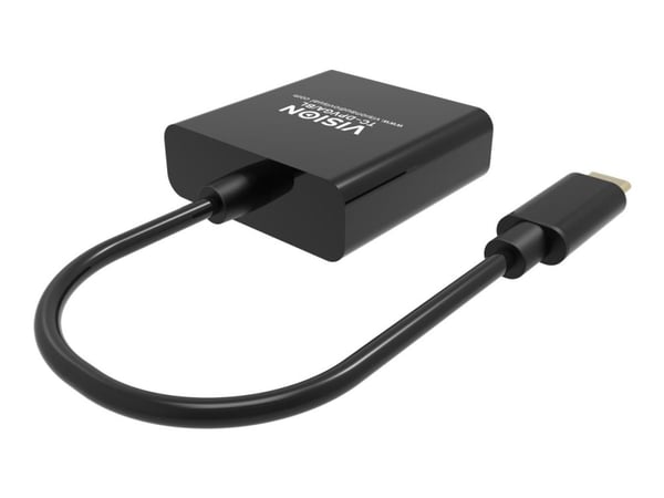 VISION - Videoadapter - USB-C han til HD-15 (VGA) hun - lajittelu - 1080p tuki