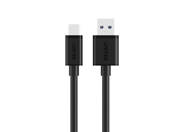 Unitek - USB-kabel - USB-C (hann) til USB-type A (hann) - USB 3.1 Gen 1 - 1 m