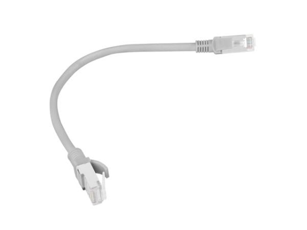 Lanberg - Koblingskabel - RJ-45 (hann) til RJ-45 (hann) - UTP - CAT 6 - formstøpt, uten hindringer, flertrådet - grå, RAL 7035
