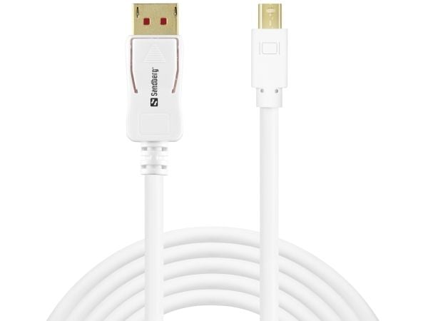 Sandberg - DisplayPort-kabel - DisplayPort (M) til Mini DisplayPort (M) - DisplayPort 1.4 - 2 m - 8K-støtte