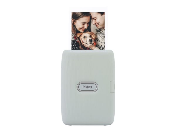 Fujifilm instax mini Link - Skrivare - färg - LED - 86 x 54 mm upp till 5 utskrifter/min (färg) - kapacitet: 10 foton - Bluetooth 4.2 LE - askvit
