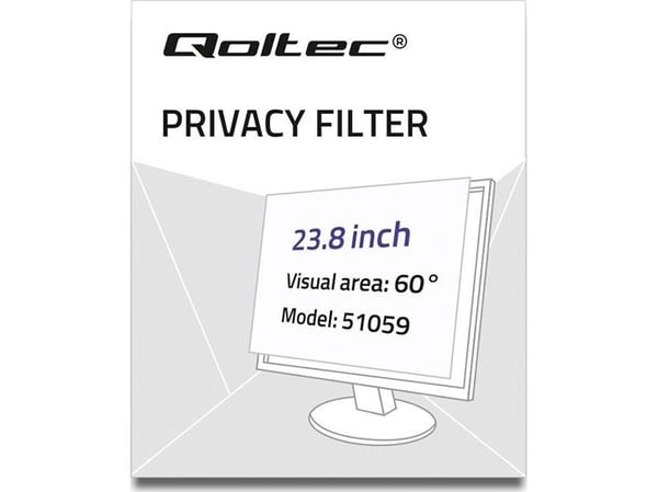 Qoltec 51059, 60,5 cm (23.8"), Näyttö, Yksityisyys