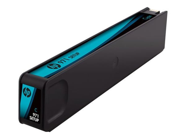 HP 971 - Cyan - original - blekkpatron - for Officejet Pro X451dn, X451dw, X476dn MFP, X476dw MFP, X551dw, X576dw MFP