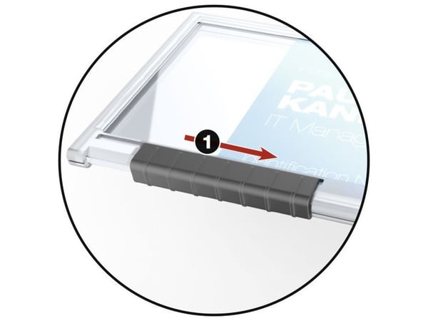 Durable 892219, Merke, Landskap, Gjennomsiktig, Side, 8,7 cm, 5,4 cm