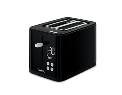 Tefal TT6408, 2 skiver, Svart, Berøringskontroll, 850 W, 167 mm, 240 mm