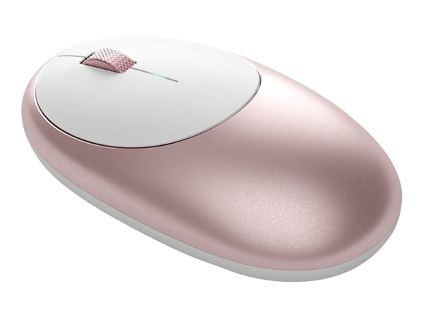 Satechi M1 - Hiiri - ergonominen - oikea- ja vasenkätinen - optinen - 3 painiketta - langaton - Bluetooth 4.0 - ruusukultainen