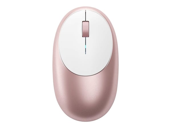 Satechi M1 - Hiiri - ergonominen - oikea- ja vasenkätinen - optinen - 3 painiketta - langaton - Bluetooth 4.0 - ruusukultainen