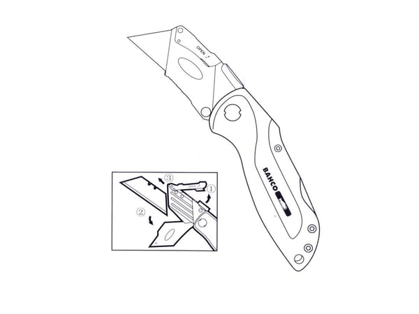 Bahco KGSU-01, 70 mm, 16 cm, 100 g, 1 stykker