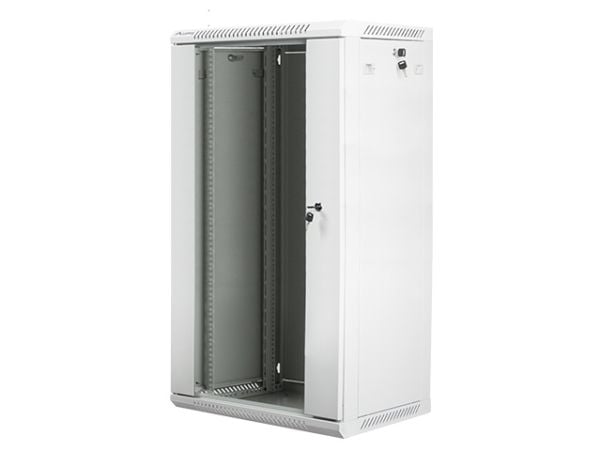 Lanberg - Rack skap - veggmonterbar - grå, RAL 7035 - 22U - 19"