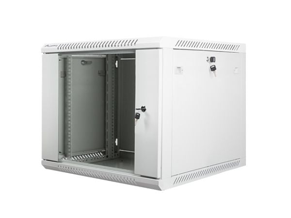 Lanberg - Rack skap - veggmonterbar - grå, RAL 7035 - 9U - 19"