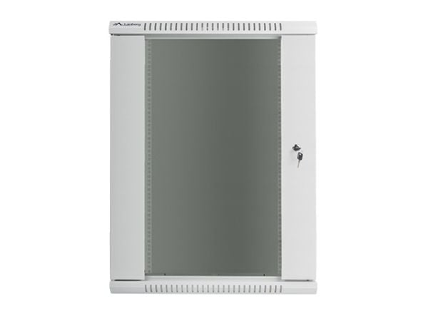 Lanberg - Rack skap - veggmonterbar - grå, RAL 7035 - 18U - 19"