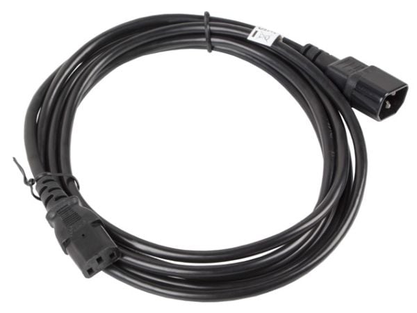 Lanberg CA-C13E-11CC-0030-BK, 3 m, C13 liitin, C14 liitin