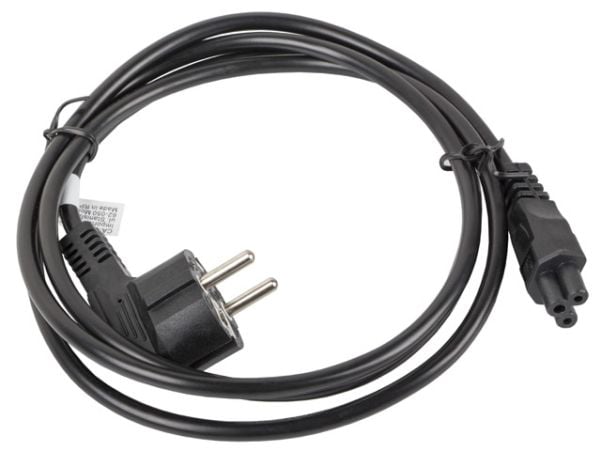 Lanberg - Strømkabel - CEE 7/7 (han) vinklet til IEC 60320 C5 - 1,8 m - lajittelu