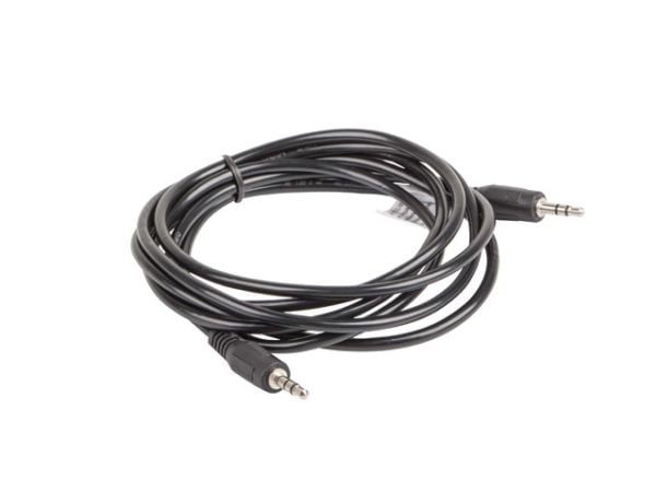 Lanberg - Lydkabel - mini-phone stereo 3.5 mm hann til mini-phone stereo 3.5 mm hann - 2 m - svart