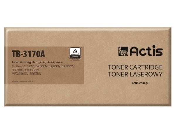 Actis TB-3170A toner Brother TN3170 new 100% - Kompatibel - Tonereinheit, 7000 sider, Sort, 1 stykker