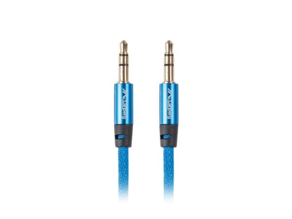 Lanberg Premium - Audiokapel - stereo mini-jackstik han til stereo mini-jackstik han - 3 m - blå