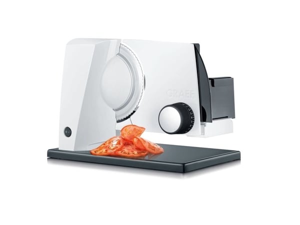 Graef Sliced Kitchen SKS S11001 - Skjæremaskin - 175 W - hvit