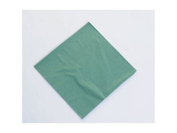 Duni - Servett - Storlek 33 x 33 cm - engångsvara - mörkgrön (paket om 125)