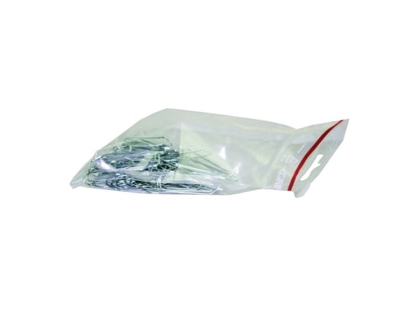 Lynlåspose, Grippie, 50 µm, 170 x 230 mm LD-PE, Transparent, Uden tryk lynlåslukning, pakke a 1000 s