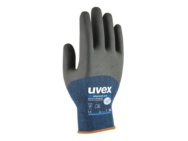 Uvex 6006208, Antracitt, Blå, Grå, Voksen, Unisex, 1 stk, Elastin, Viskose, Polyamid