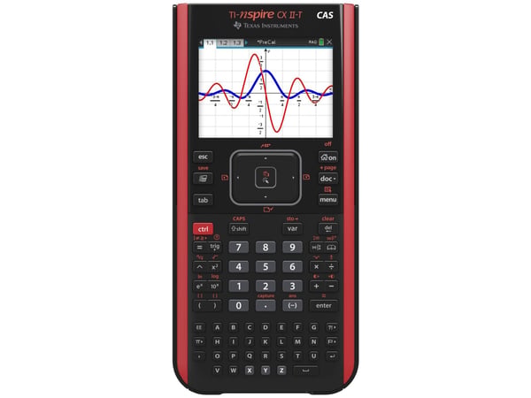 Texas Instruments TI-Nspire CX II-T CAS - Grafkalkulator - USB - batteri