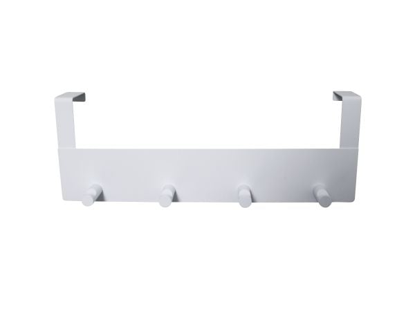 HOME It® dørknagerække med 4 knage 11,4 x 32 x 4,4 cm mat hvid
